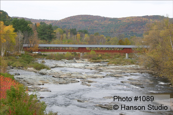 Littleton, NH - Pedestrian Bridge - Fall